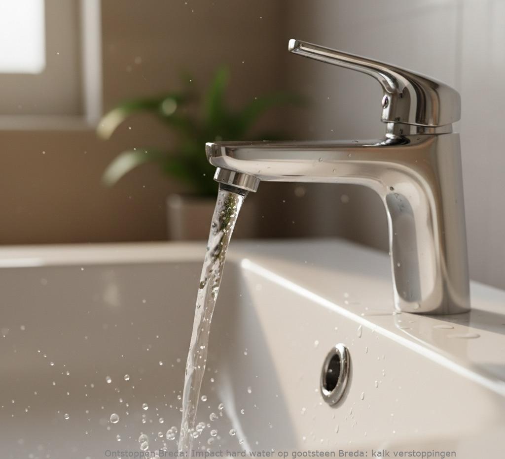Impact hard water op gootsteen Breda: kalk verstoppingen