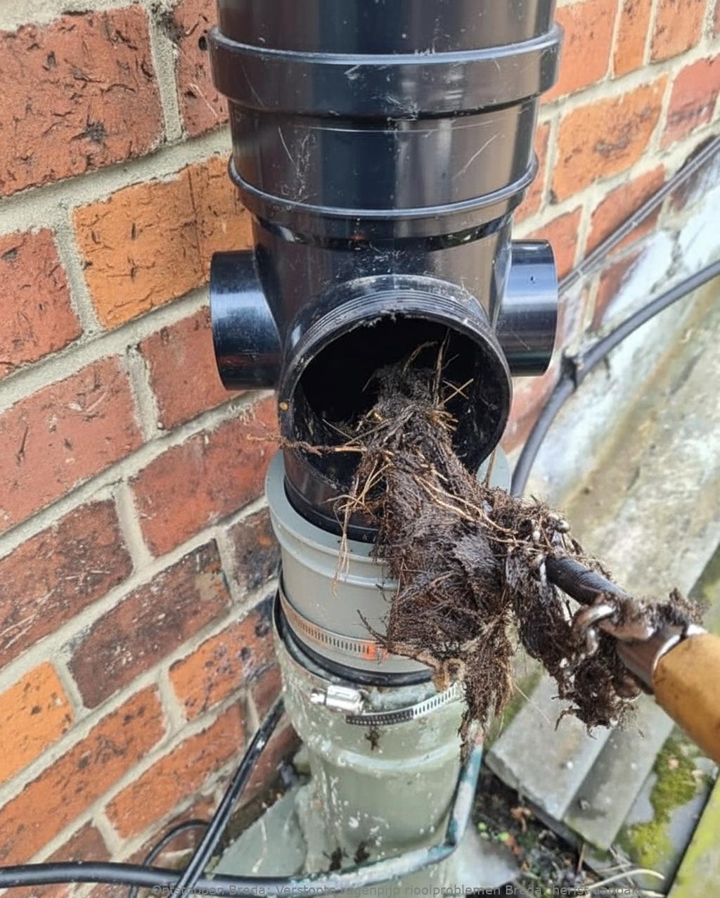 Verstopte regenpijp rioolproblemen Breda: herfst aanpak