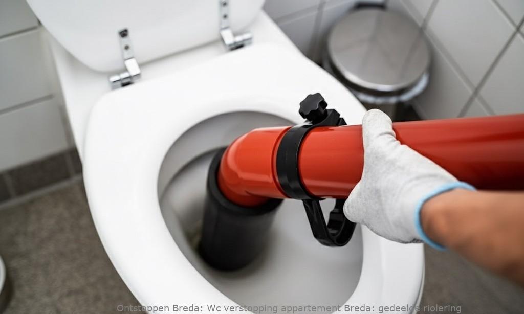 Wc verstopping appartement Breda: gedeelde riolering